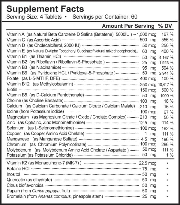 Dr. K Multi Plus multivitamin 240 Tablets