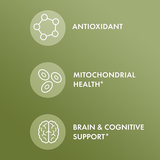 Dr. Mercola Organic Ginkgo Biloba with Coffee Fruit Extract Dietary Supplement, 30 Servings per Container (30 Capsules), Supports Mitochondrial Health as Well as Brain and Cognitive Function