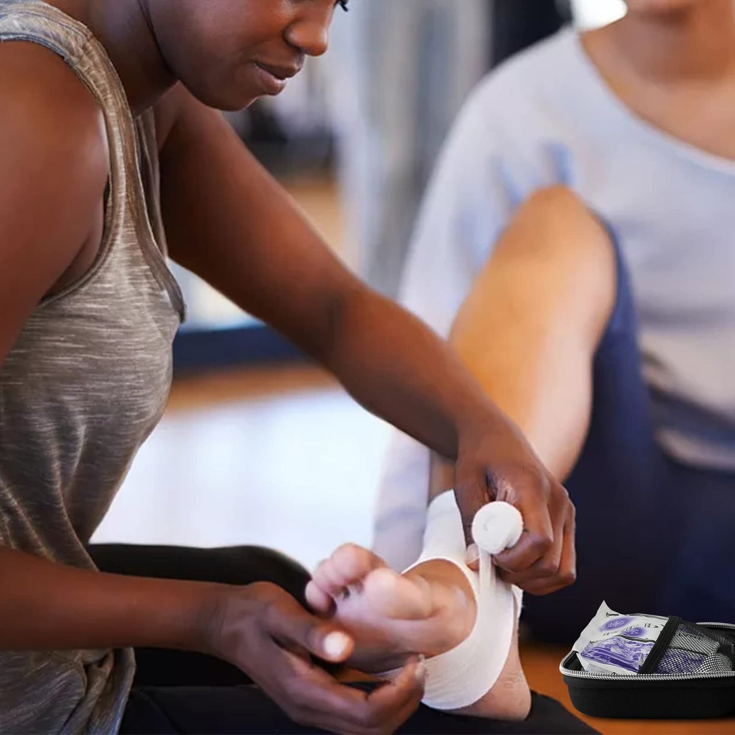 Car-Home Survival First-Aid Kit Emergency-Kit - Black 273Piece Equipment Travel Supplies First Aid Set Home Essentials Camping Hiking YIDERBO