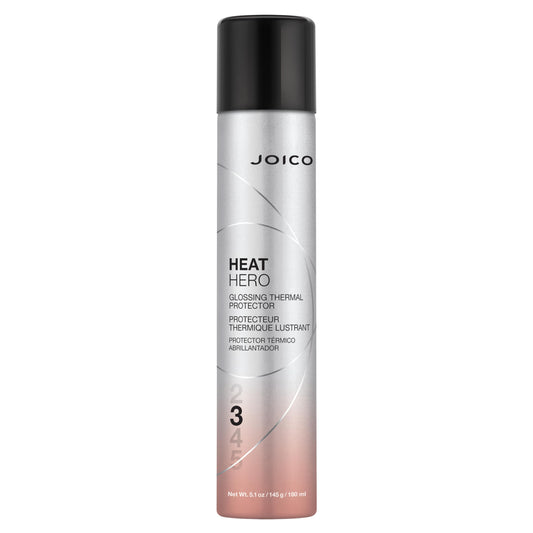 Joico Heat Hero Glossing Thermal Protector | For Most Hair Types | Thermal Heat & Humidity Protection | Reduce Split Ends | Boost Shine | Paraben & Sulfate Free | 145g | 5.1 oz