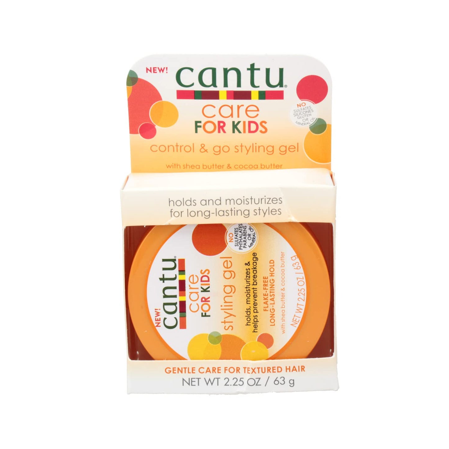 Cantu Kids Styling Gel, 2.25 Oz