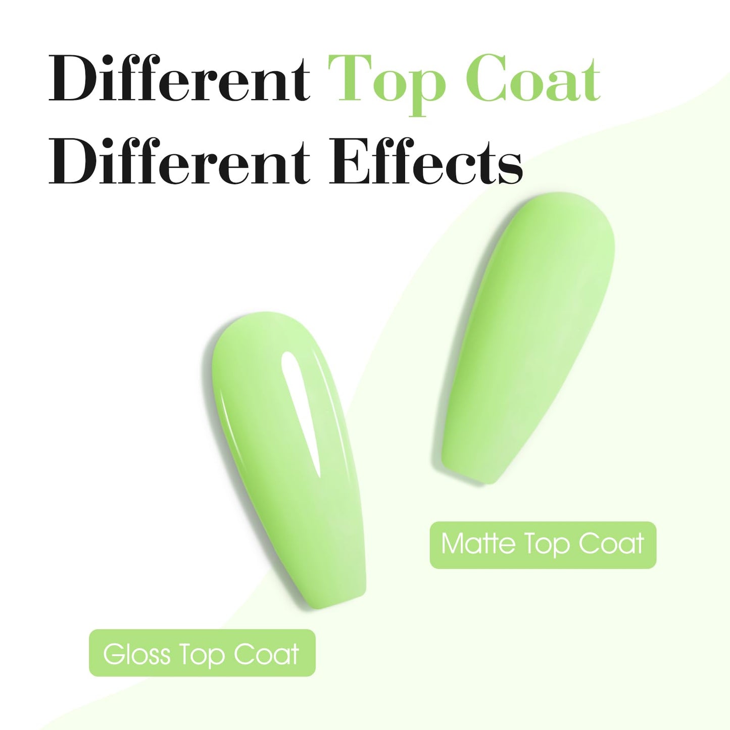 CANNI Pastel Green Gel Nail Polish, 1Pcs Sage Light Green Gel Polish Lime Mint Green Color Nail Polish Gel High Gloss Soak Off U V Gel Nail French Nail Manicure Salon DIY