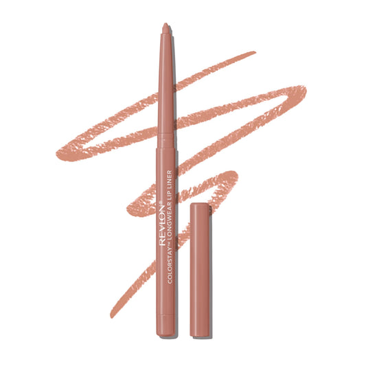 Revlon Colorstay Lip Liner Makeup with Built-In Sharpener, Longwear Rich Colors, Smooth Application, 685 Natural, 0.01 oz