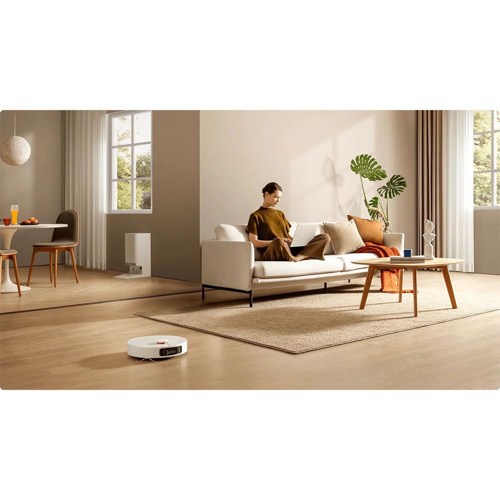 Xiaomi Robot Vacuum X20+, Auto self Cleaning, Self Emptying, Air Drying, Obstacle Avoidance, Advanced LDS Laser Navigation, Auto Lifting mop Pads, Dual Rotating mop Pads, 6000Pa Powerful Suction