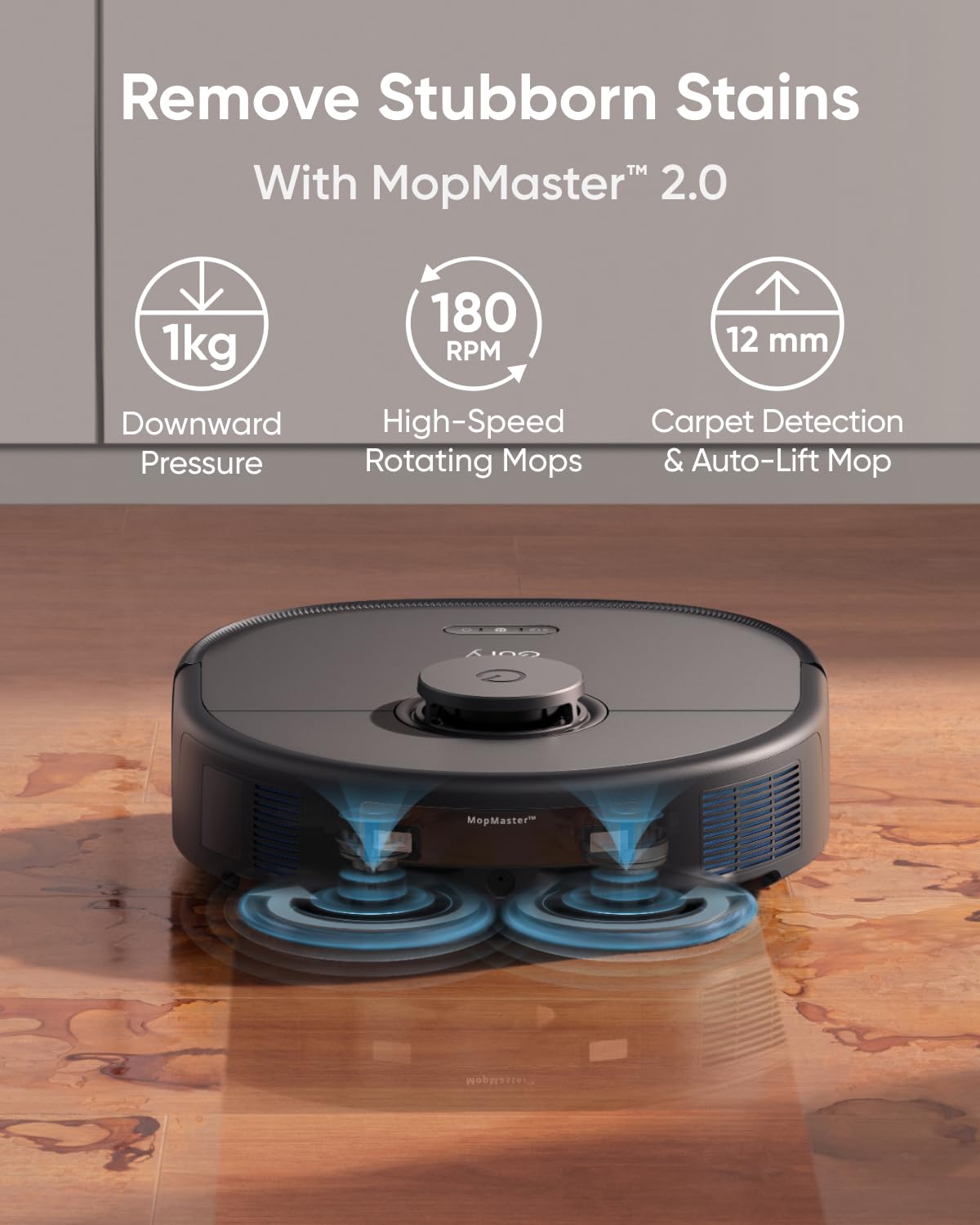 eufy X10 Pro Omni Robot Vacuum + 2 Replacement Washable Filter