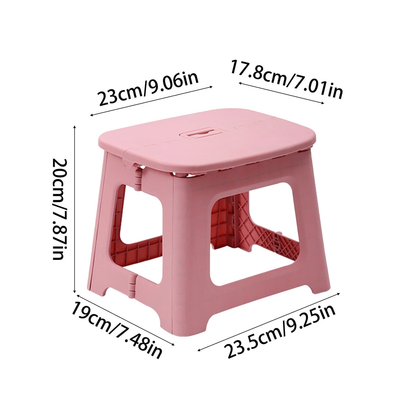 FAMTKT Portable Mini Folding Stool, Small Camping Stool for Outdoor Camping Walking Hunting Hiking Fishing Travel Supplies