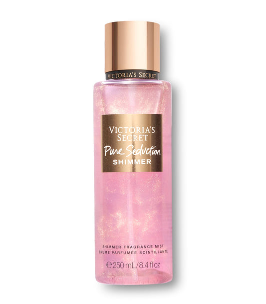 Victoria's Secret Pure Seduction Shimmer Body Spray for Women, Notes of Juiced Plum and Crushed Freesia, Pure Seduction Collecti