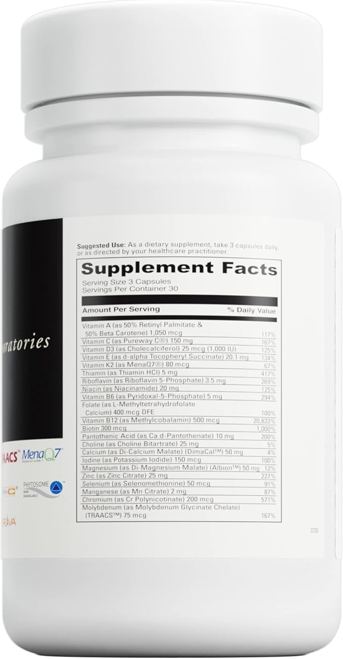 DAVINCI Labs - Daily Best Men - A Dietary Supplement with Vitamin B6, Vitamin B12 Vitamin C, Vitamin K2, and More - Vegetarian, Gluten-Free - 90 Capsules