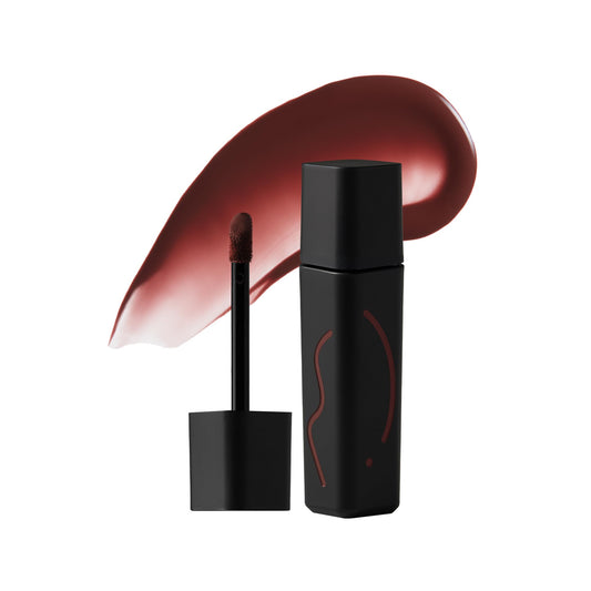 JAVIN DE SEOUL Wink Lip Shade Primer - All Day Top Coat, Smudge-Proof Base, Semi-Matte Long-Lasting Lip Primer (04 Deep Mahogany)