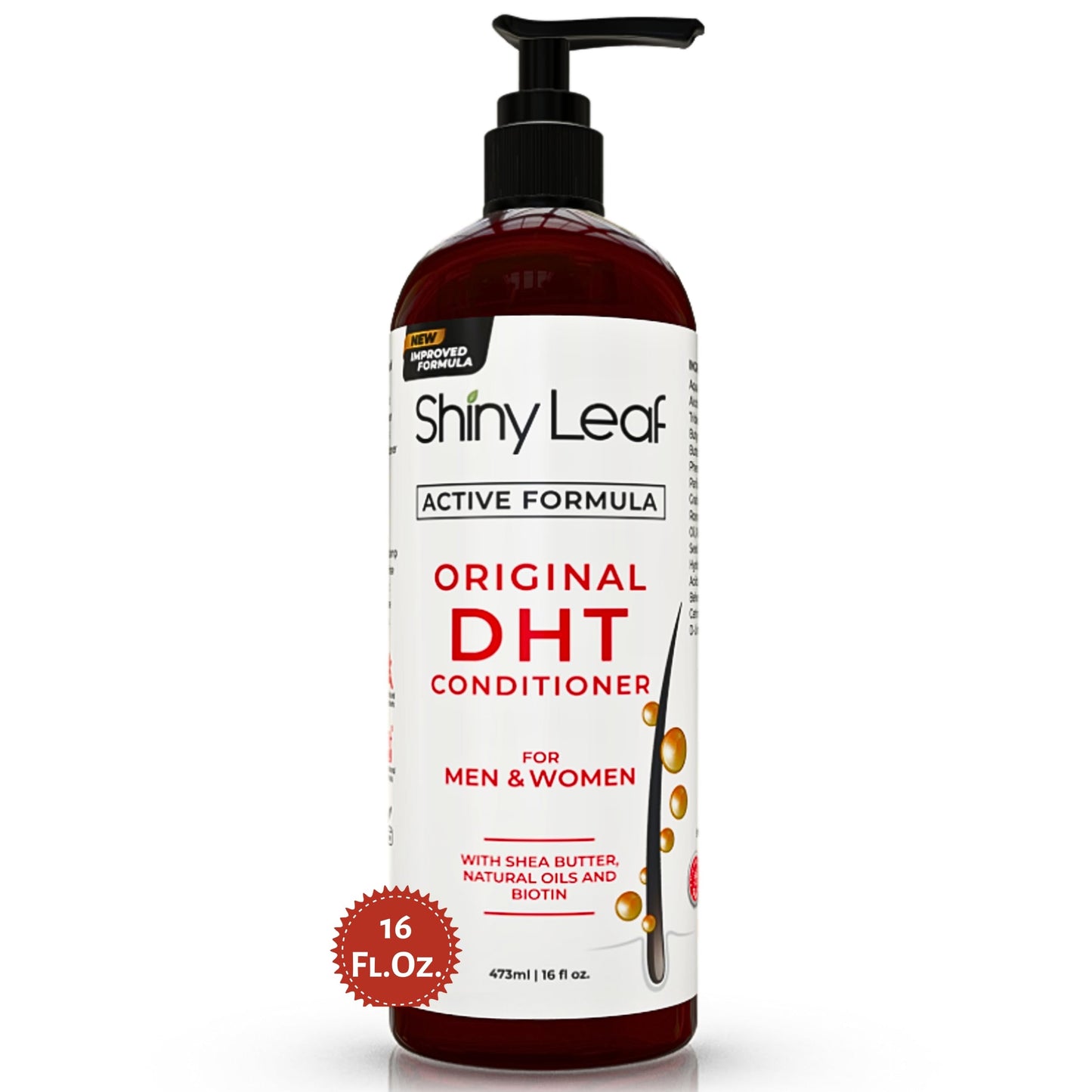 DHT Blocker Conditioner with Rosemary Leaf Oil for Hair Growth, Softer & Smoother Hair, Paraben & Sulfate Free, 16 oz