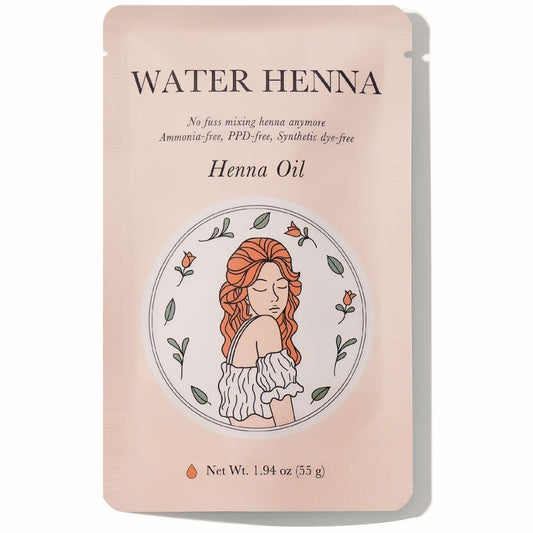 Korean Henna hair Dye 1 Set 4.4 oz (130g) - PPD-free, Synthetic dye-free, liquid Henna Hair Dye, Water Henna