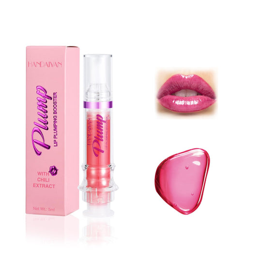 Liayozl Lip Plumper Gloss, Plumping Lip Oil with Chili Extract, Spicy Lip Plumper for Women Girls, Fuller Lips Instantly, Moisturizing, High-Shine and Moisturizing (03#)
