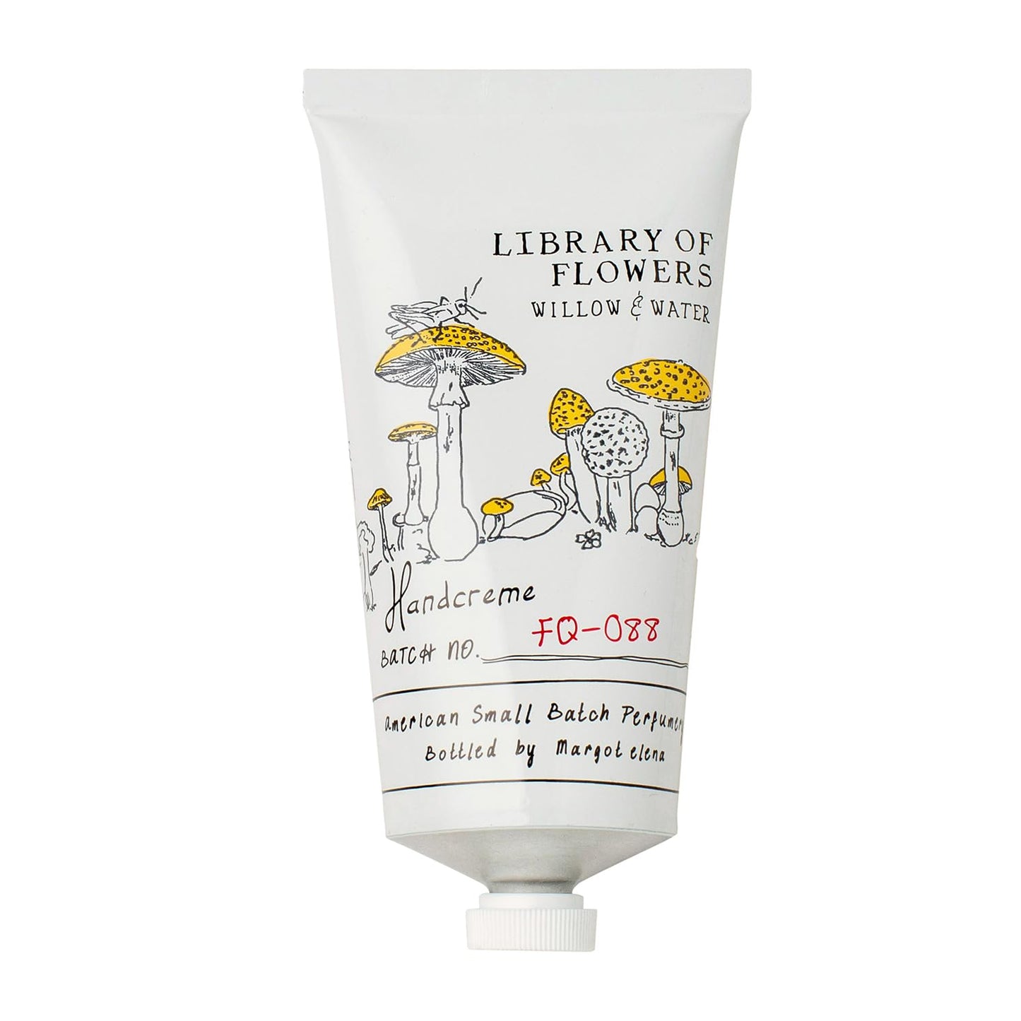 Library of Flowers Willow & Water Handcreme, 2.65 oz. – Cut Greens, Flowering Lotus & Watercress – Scented Hand Cream for Women, Moisturizing Hand Lotion for Dry Hands, Shea Butter & Cocoa Butter