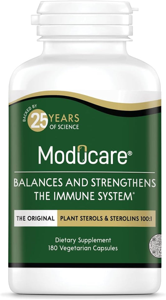 Daily Immune Support, Plant Sterol Dietary Supplement, 180 Vegetarian Capsules (Packing May Vary)