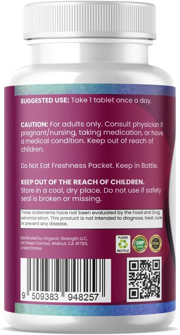 EXPERIENCE PEAK PERFORMANCE Womens vitamins | Vitamin supplements for women | with Iron. Women's vitamins for Energy. | Women daily vitamins multivitamin | 1 Tablet a Day, 2 Month Supply.