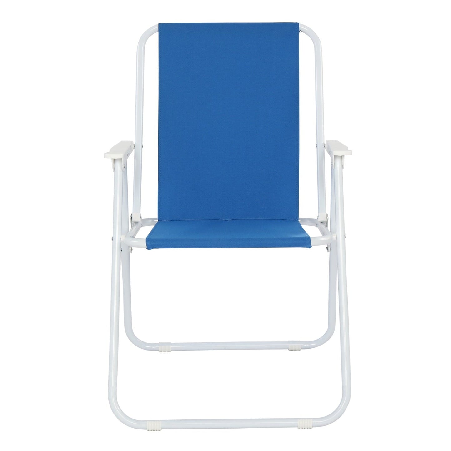 DECMAY Oxford Cloth Iron Outdoor Beach Chair Blue