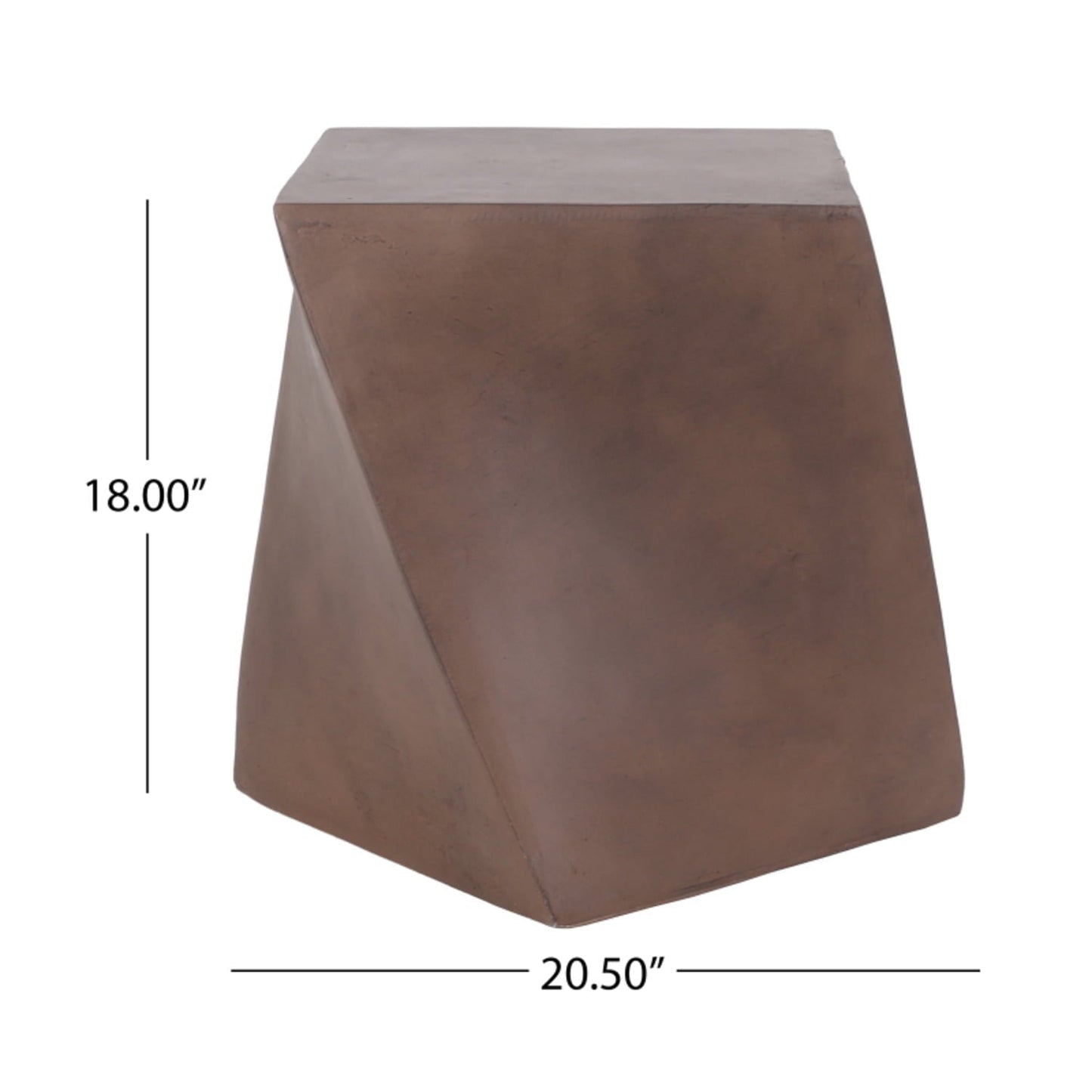 DIANJIE Outdoor LightWeight Concrete Side Table