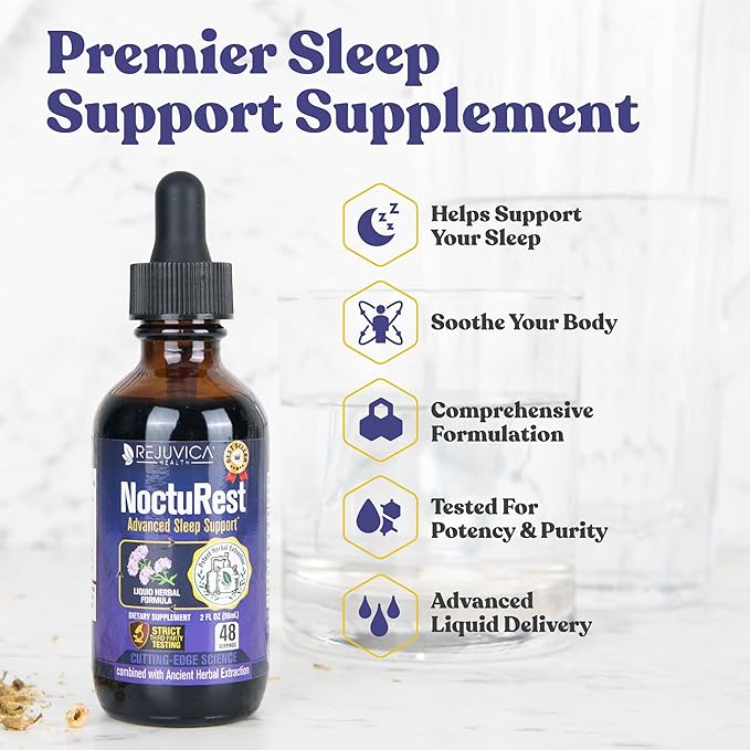 '+ VitaLiver - Support Sleep + Liver Health - Liquid Delivery for Better Absorption - Chamomile, Milk Thistle, Melatonin, Artichoke, Hops, Dandelion & More!