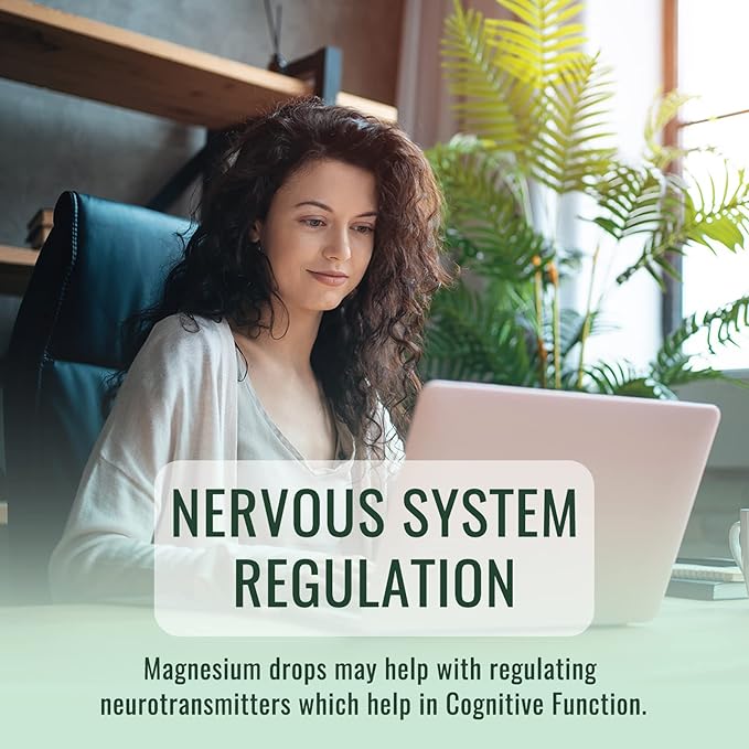 (2 Pack) Magnesium Glycinate Supplement, Magnesium Liquid Drops with Magnesium Glycinate 500mg Ashwagandha, L - Theanine, Chamomile -Supports Optimal Calm Sleep Vegan