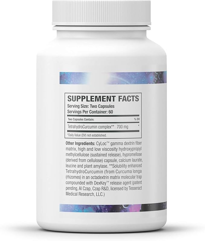 TetraCumin SR Joint Support Supplement, Sustained Release Turmeric Curcumin Metabolite, Proprietary Joint Supplements for Women & Men, Helps Promote Muscle & Joint Health, 120 Capsules