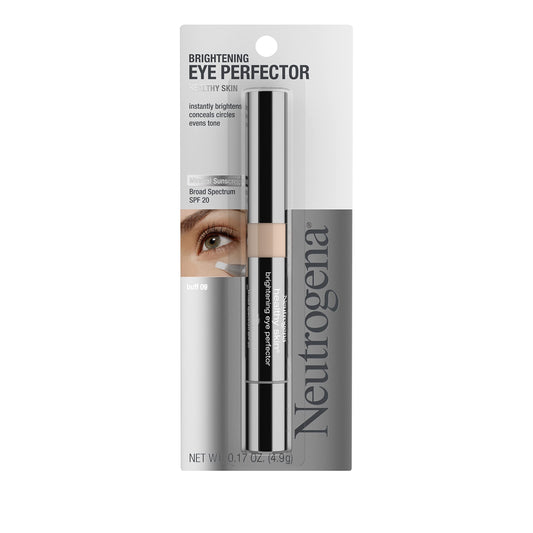 Neutrogena Healthy Skin Brightening Eye Perfector Broad Spectrum SPF 20, Buff 09, 0.17 Oz (Pack of 1)