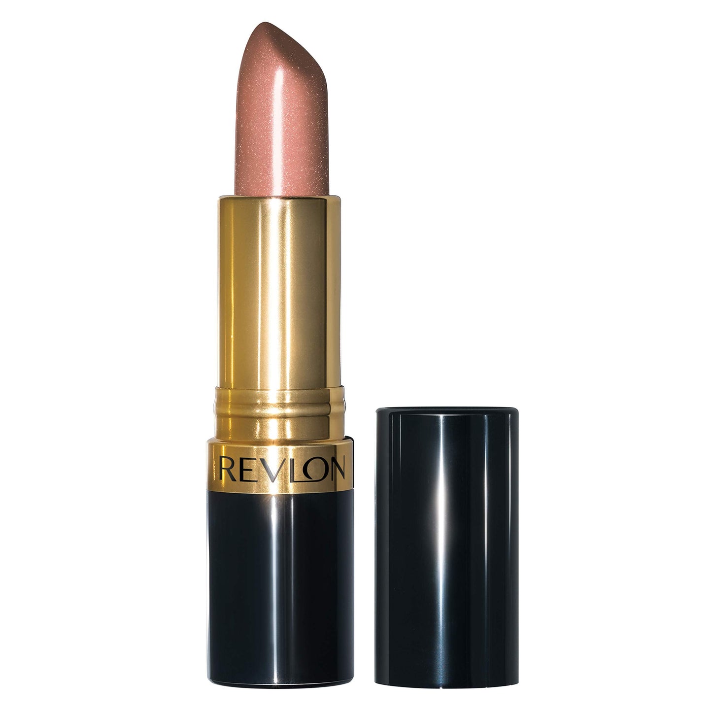 Revlon Lipstick, Super Lustrous Lipstick, Creamy Formula For Soft, Fuller-Looking Lips, Moisturized Feel, Champagne On Ice (205), 0.15 oz