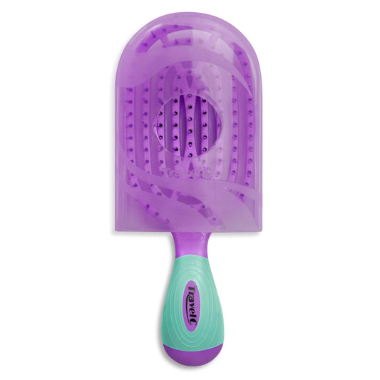 NuWay U.S. Patented Vented TravelC for All Hair Types is Hair Dryer Safe (Lavender)