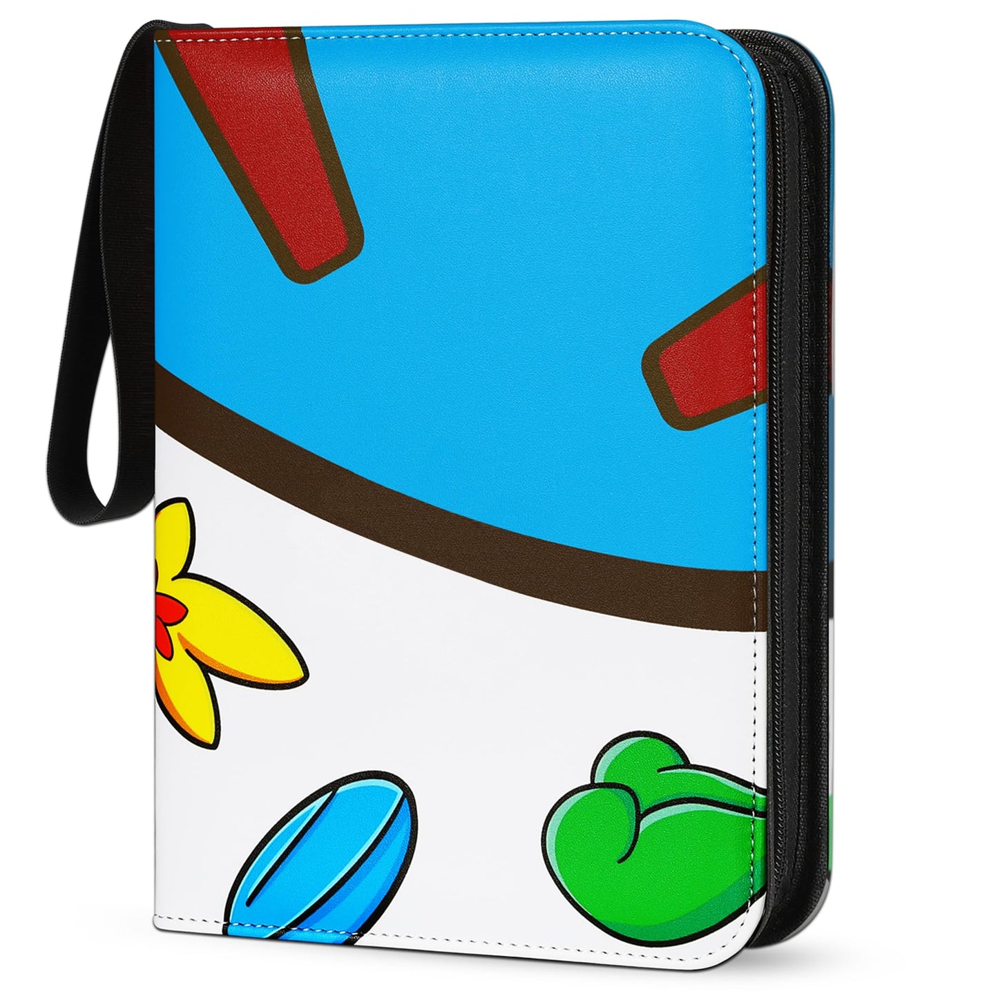 Card Binder 4-Pocket, 440 Pockets Card Holder Album with 55 Sleeves Blue