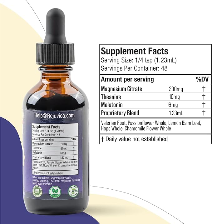 '+ VitaLiver - Support Sleep + Liver Health - Liquid Delivery for Better Absorption - Chamomile, Milk Thistle, Melatonin, Artichoke, Hops, Dandelion & More!