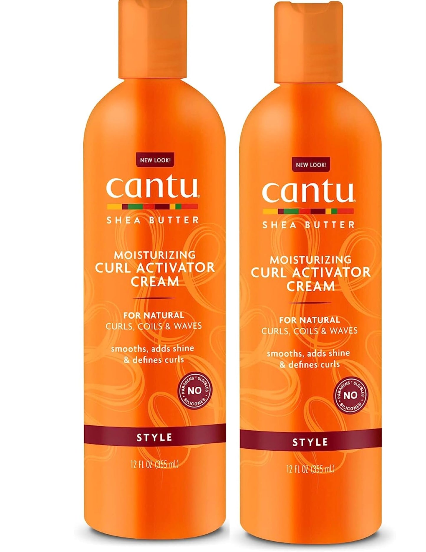 Cantu Shea Butter Moisturizing Curl Activator Cream (2 Pack of 12 Oz.)