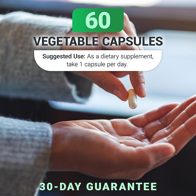 Dr. Berg Natural Vitamin B1 B6 B12 Complex - Allithiamine Vitamin B1 Supplement with 8 Essential Vitamin B Complex for Men & Women Including Thiamin, Niacin, Folate, Magnesium & More - 60 Capsules