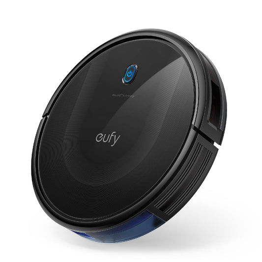 eufy Renewed BoostIQ RoboVac 11S MAX, Robot Vacuum Cleaner, Super-Thin, Powerful Suction, Quiet, Self-Charging Robotic Vacuum Cleaner, Cleans Hard Floors to Medium-Pile Carpets, Black