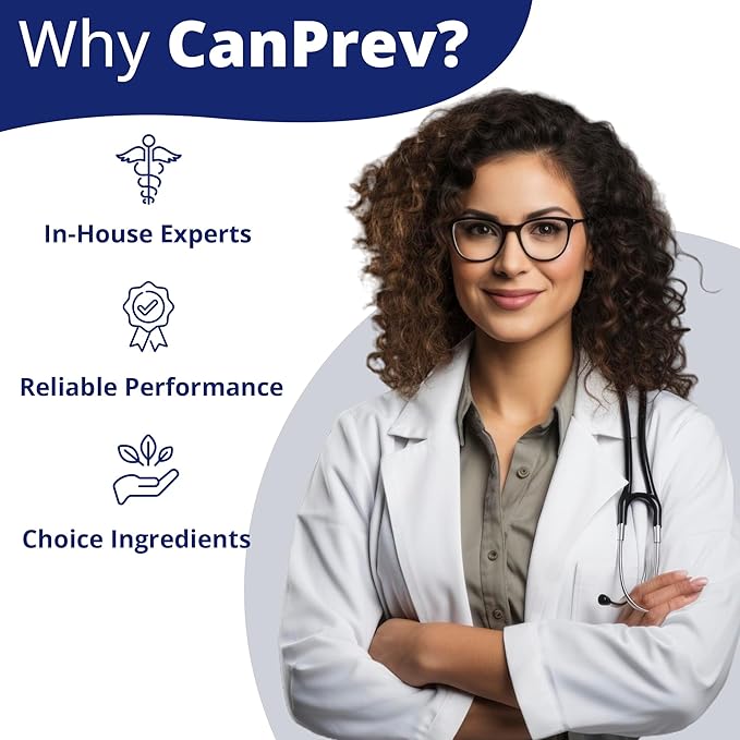 CanPrev Magnesium BisGlycinate Extra Gentle 140mg, 120 v-Caps 120-Day Supply - Pure Elemental Magnesium Supplement, Support Bone & Muscle Function, Gentle on Stomach, Perfect for Daily Magnesium Needs