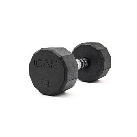 CAP Barbell 12-Sided Coated Dumbbell, 8 LB