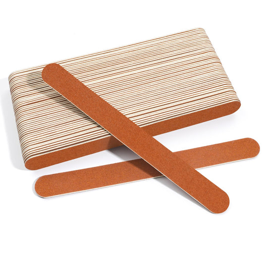 Canvalite Nail File Large Emery Boards For Nails,180 Grit Nail Files For Natural Nails, Thin Emory Nail File Pack Manicure Tool