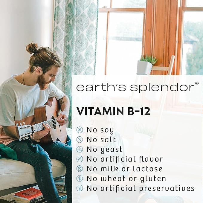 Earth's Splendor Wellness Bundle – Vitamin B12 Energy Support (1000mcg, 400 Tablets) & Melatonin 6mg Sleep Aid (60 Bilayer Tablets) – Gluten-Free, No Artificial Colors or Flavors