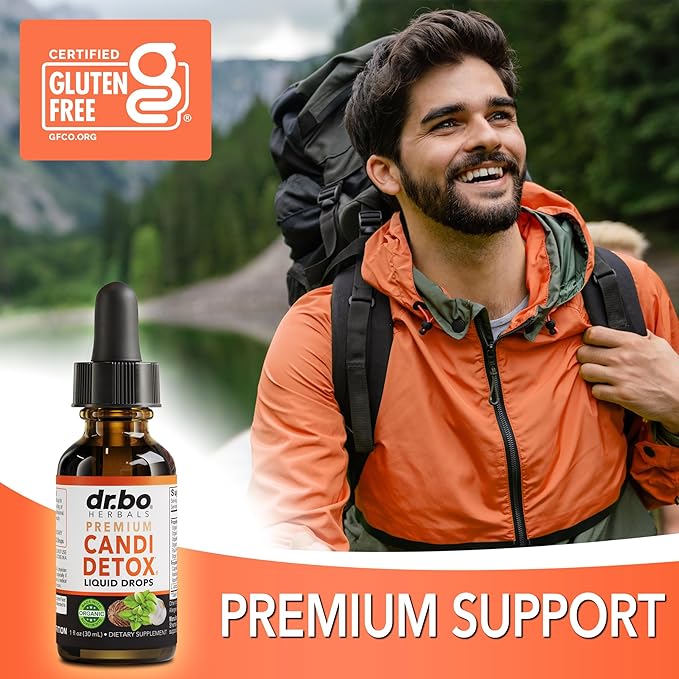 Candida Cleanse Detox for Women & Men - Organic Oregano Oil Drops, Caprylic Acid Black Walnut Wormwood Candi Support Supplement Kit - Natural Oral Anti Overgrowth Gut Balance Flora Complex Supplements