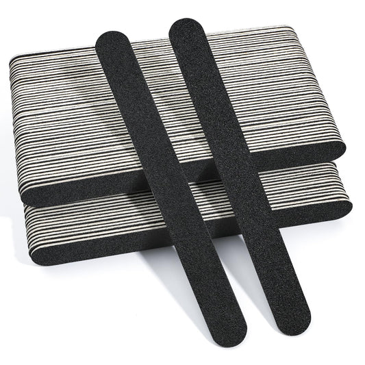Canvalite Nail File Thin Emery Boards For Nails 100/180 Grit Nail Files For Natural Nails Manicure Pedicure Tool For Home And Sa