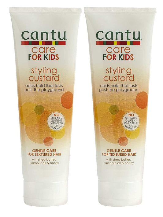 Cantu Care For Kids Styling Custard 8 Ounce Tube (235Ml) (2 Pack)