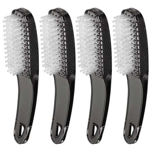 Larbois Nail Brush for Cleaning Fingernails, 4Pack Handle Grip Nail Brushes Fingernail Brush for Cleaning Nail Scrub Brush for Toes and Nails Women Men (Color4)
