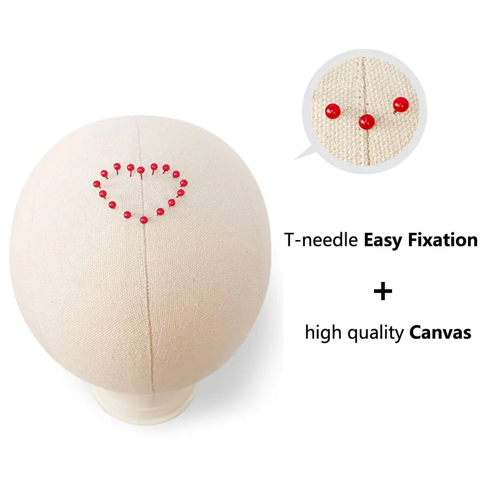 Canvas Mannequin Wig Head Stand