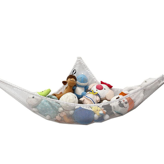 Pretyzoom 1 Set Corner Large Toy Hammock Net White Gauze for Home Organization