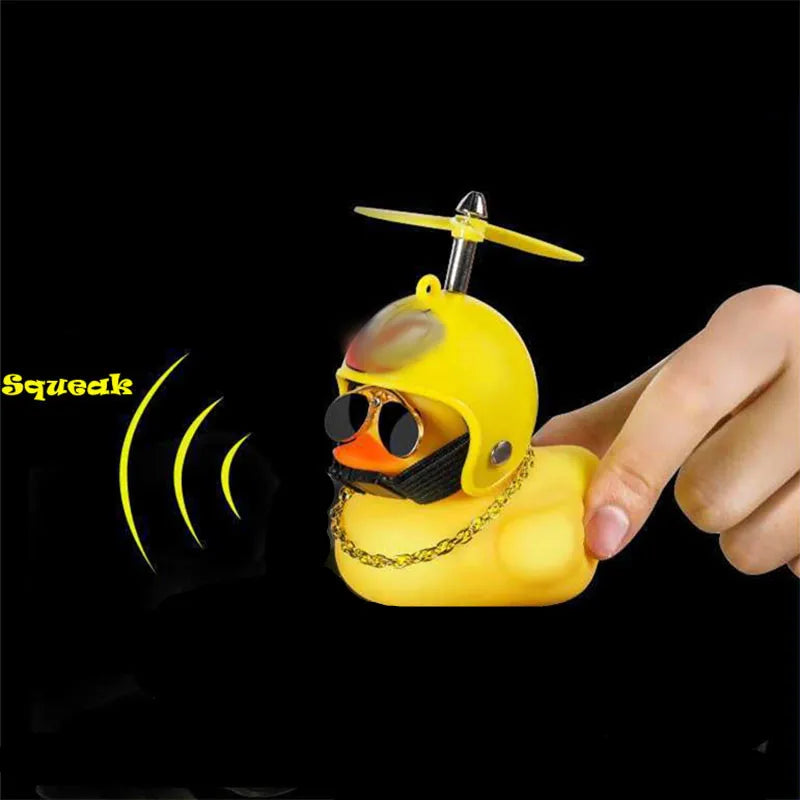 Car Duck Helmet Pendant