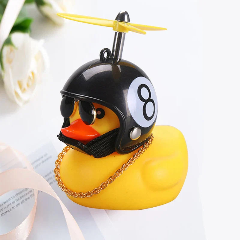 Car Duck Helmet Pendant