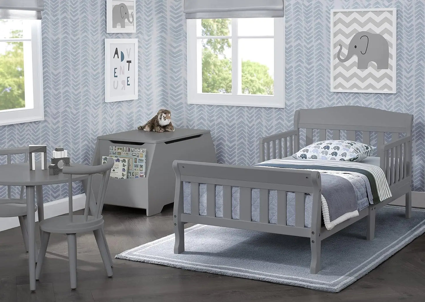 Canton Toddler Bed in Grey