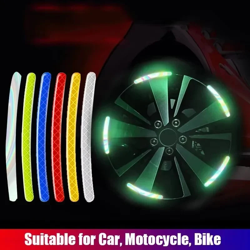 Car Wheel Hub Reflective Stickers