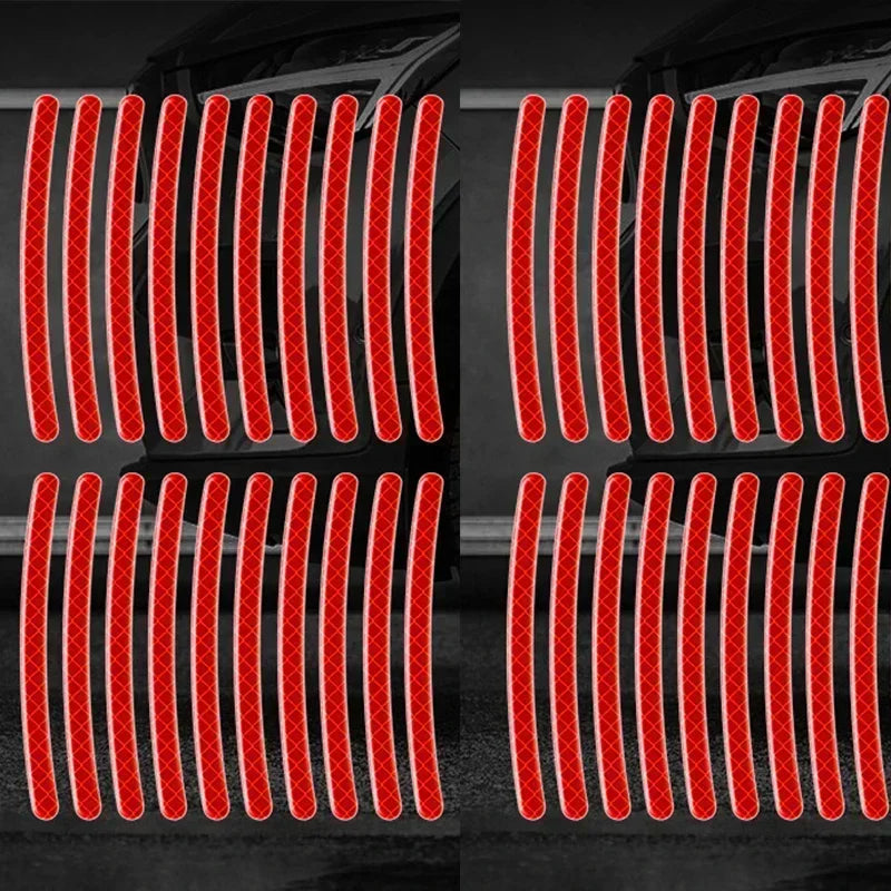 Car Wheel Hub Reflective Stickers