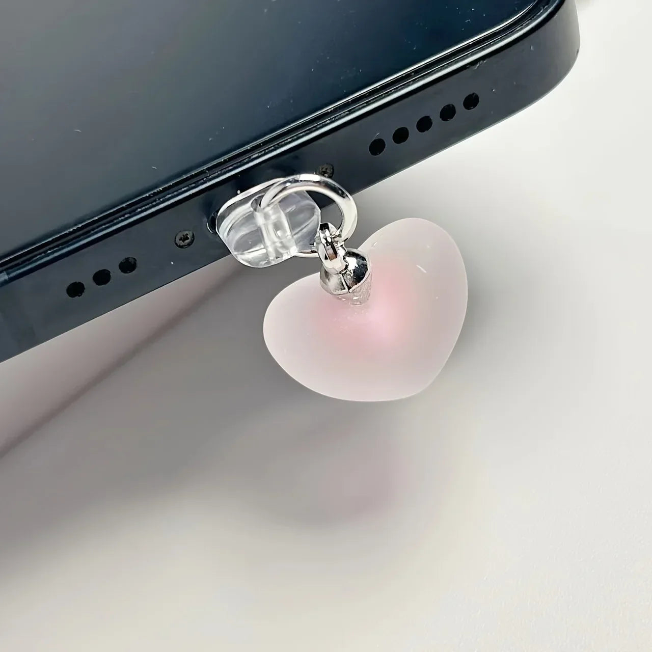 Candy Color Heart Phone Dust Plug