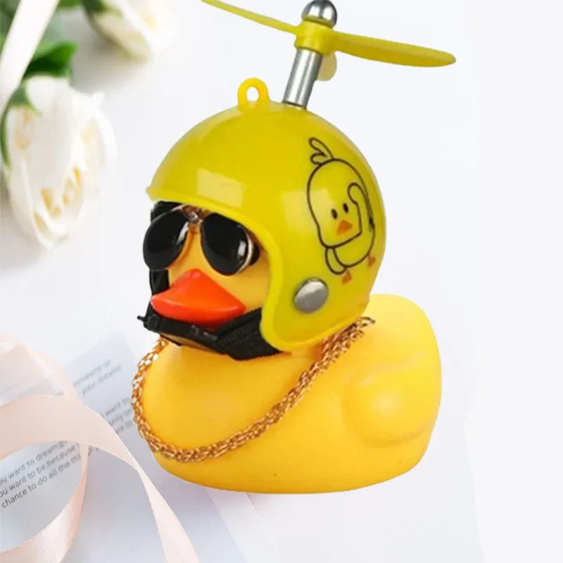 Car Duck Helmet Pendant