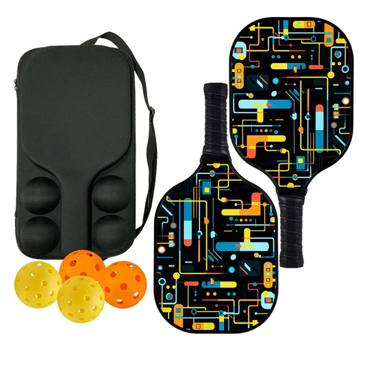 Carbon Fiber Pickleball Paddle Set